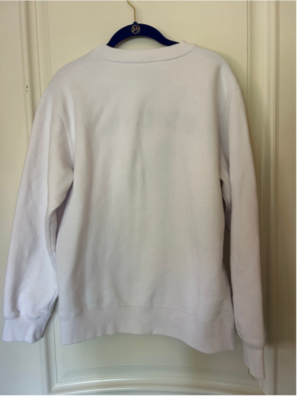 Men's GOAT USA White Blue Big GOAT Crewneck Sweatshirt M - Picture 4 of 8